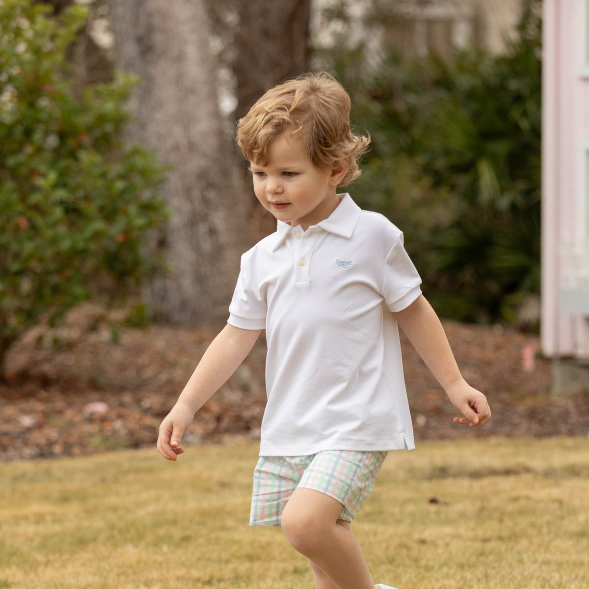 Carter Polo in Classic White