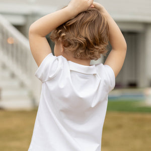Carter Polo in Classic White