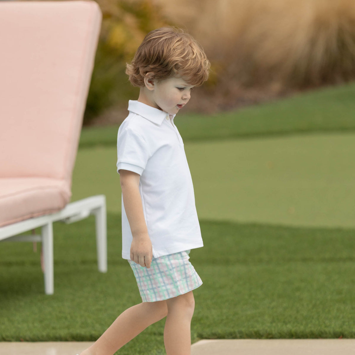Carter Polo in Classic White