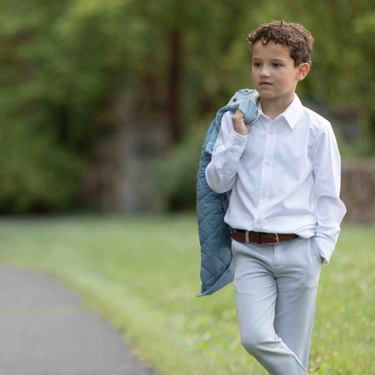 Bradford Trousers in Hyde Park Herringbone