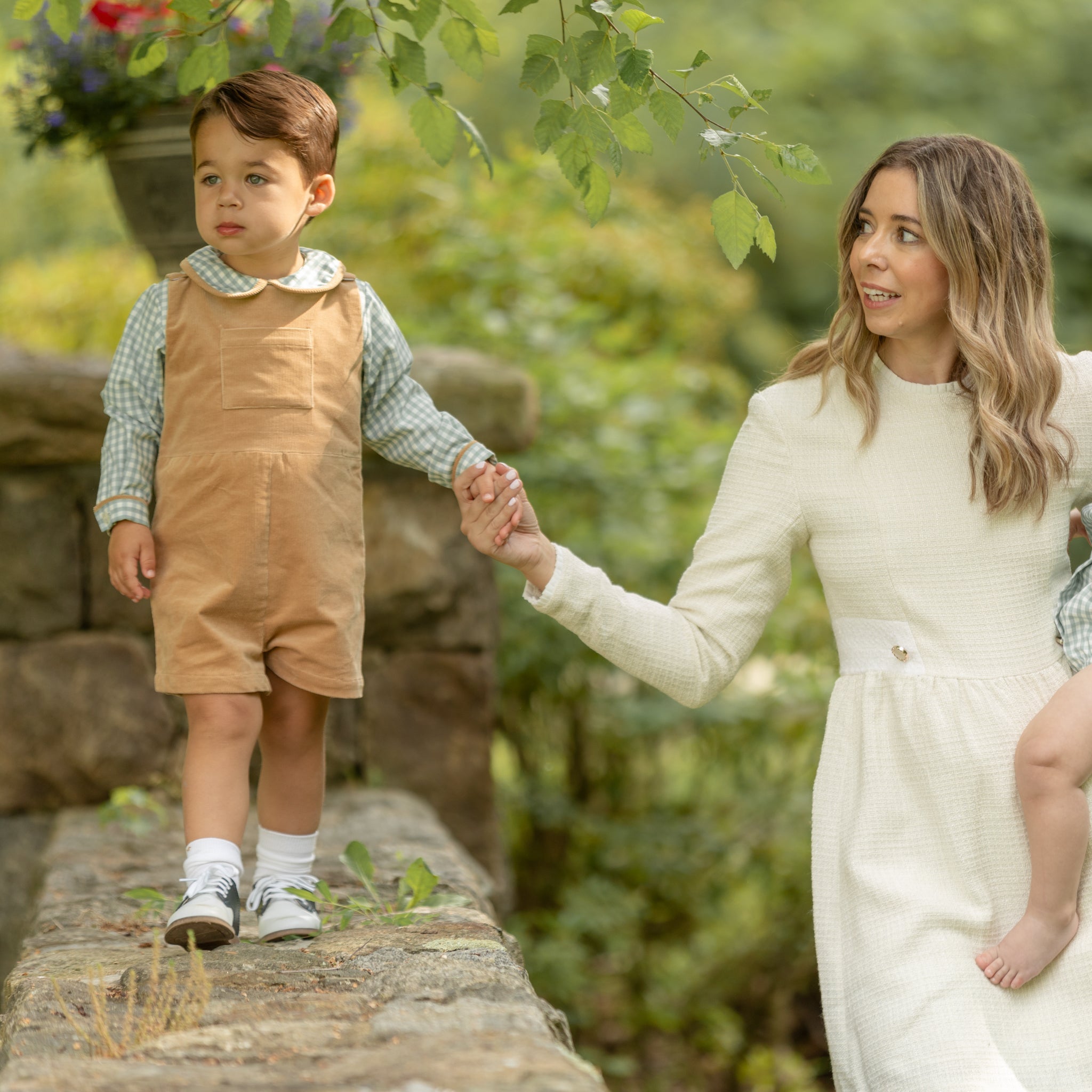 Oliver Overalls in Clubhouse Camel Corduroy | Over The Moon