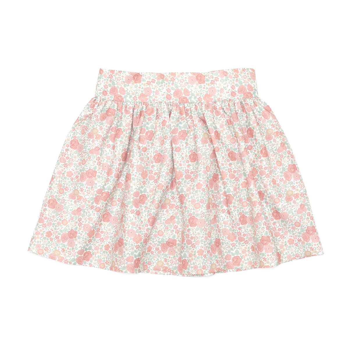Henry Duvall Sutton Skirt in Beacon Hill Blooms floral print, classic fall skirt for older girls, perfect for coordinating sibling outfits and age-appropriate seasonal dressing