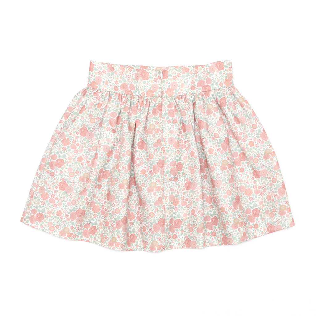 Henry Duvall Sutton Skirt in Beacon Hill Blooms floral print, classic fall skirt for older girls, perfect for coordinating sibling outfits and age-appropriate seasonal dressing