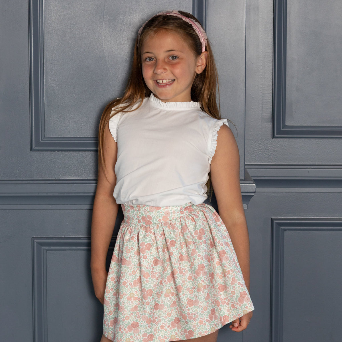 Swan Headband by Eva’s House, satin and tulle European-style girls headband from Switzerland, perfect for special occasions and princess-inspired fall outfits