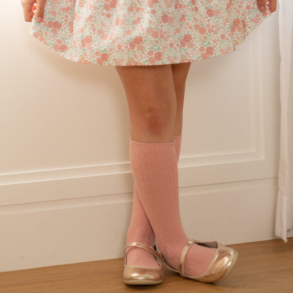 Henry Duvall Sutton Skirt in Beacon Hill Blooms floral print, classic fall skirt for older girls, perfect for coordinating sibling outfits and age-appropriate seasonal dressing