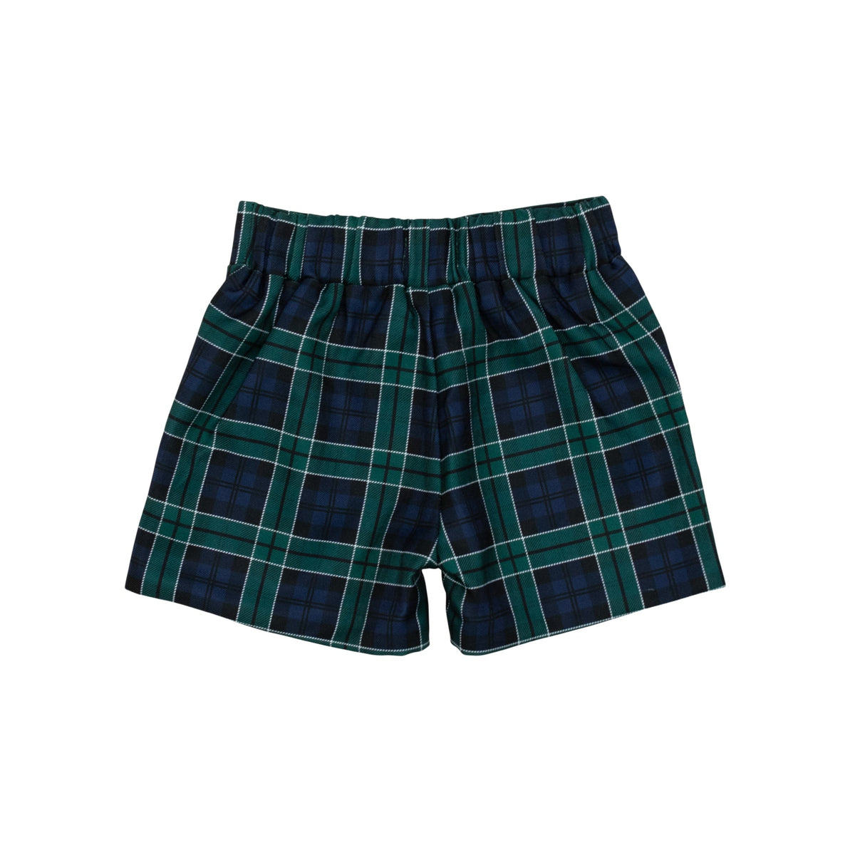 Boys holiday short set in Newbury Tartan with white poplin top and tartan trim, festive Christmas outfit for boys with coordinating sibling options