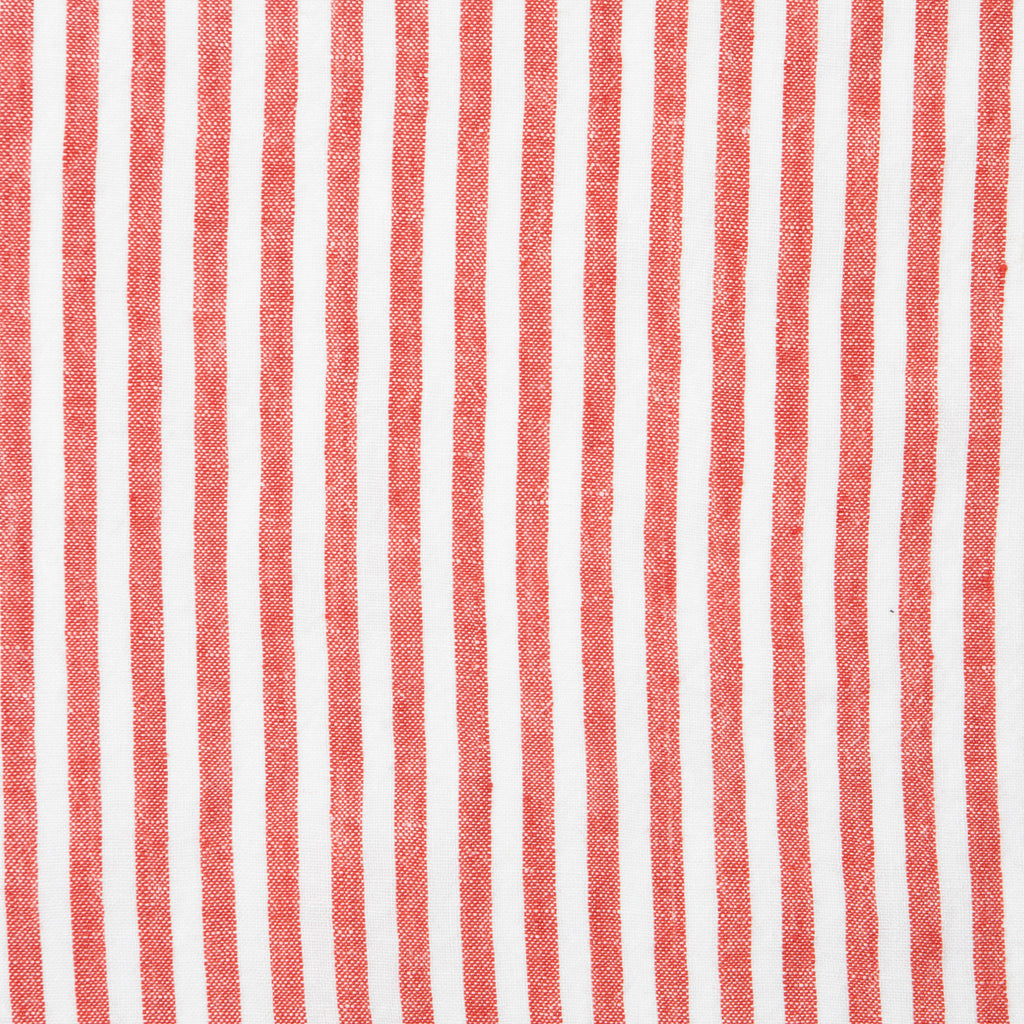 Ticking Stripe Napkin in Tomato, Set of 4
