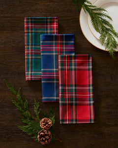 Signature Twill Napkins in Kensington Tartan, Set of 4