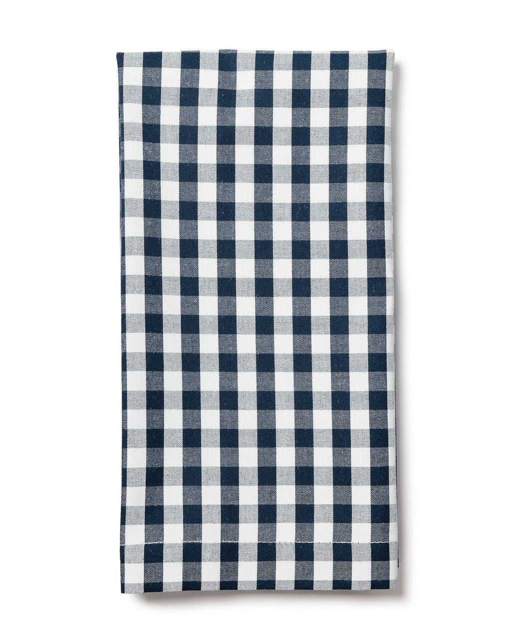 Signature Twill Napkins in Navy French Ticking, Set of 4
