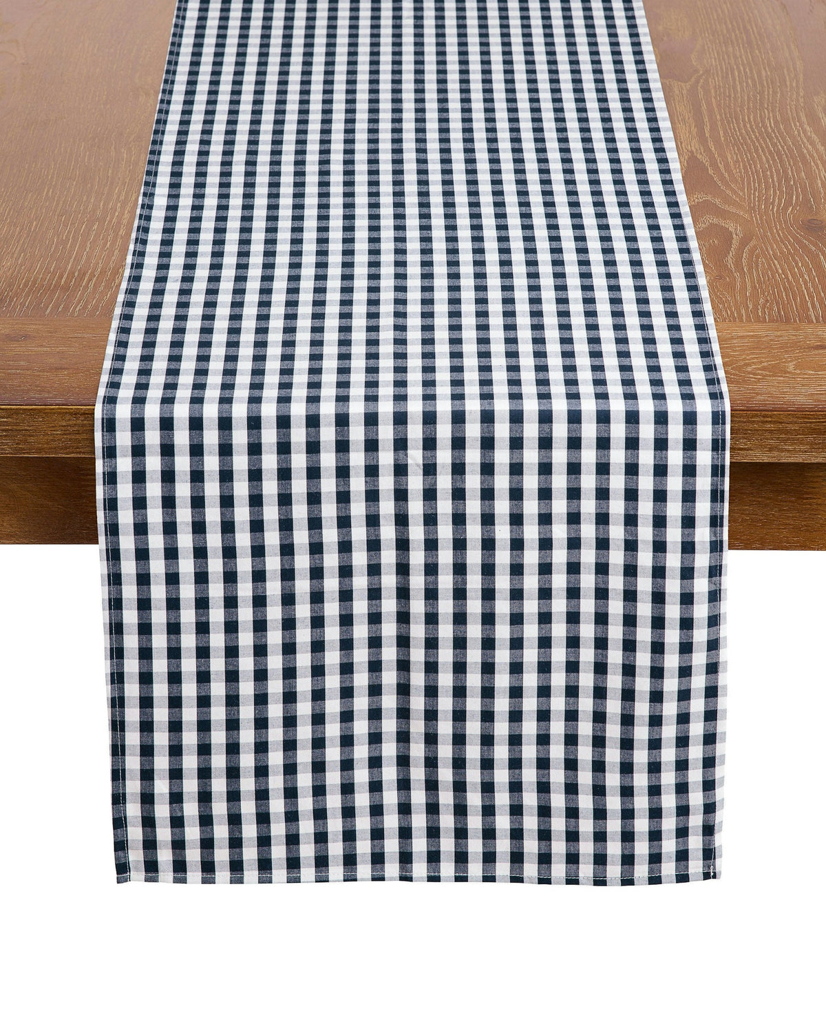 Signature Twill Runner in Navy Gingham