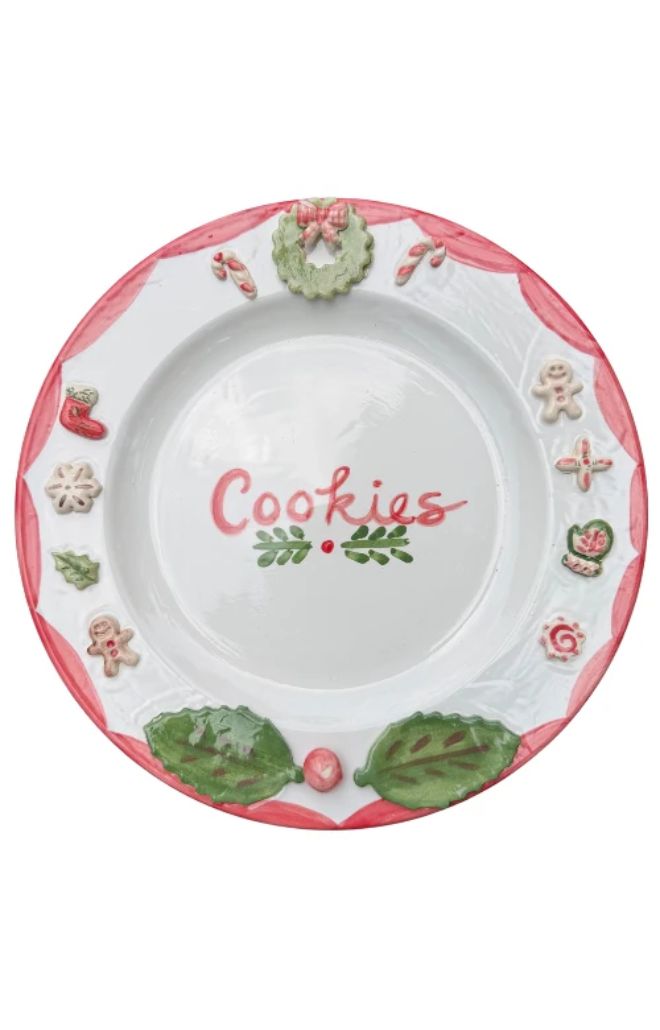 Christmas Cookies Plate