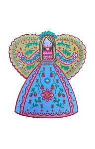 Embroidered Angel Christmas Tree Topper