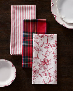 Signature Twill Napkins in Red Timeless Toile, Set of 4