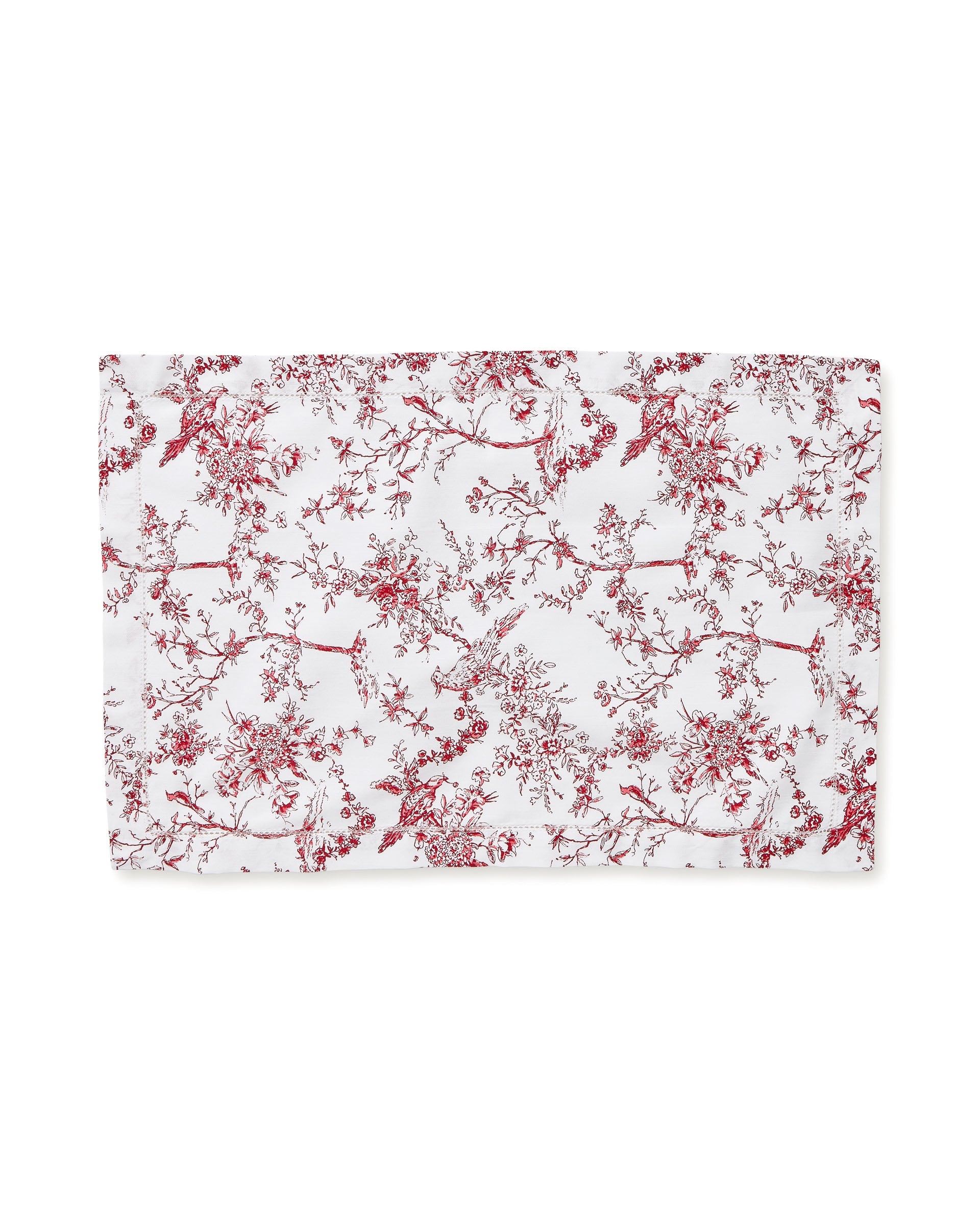 Signature Twill Placemats in Red Timeless Toile, Set of 4