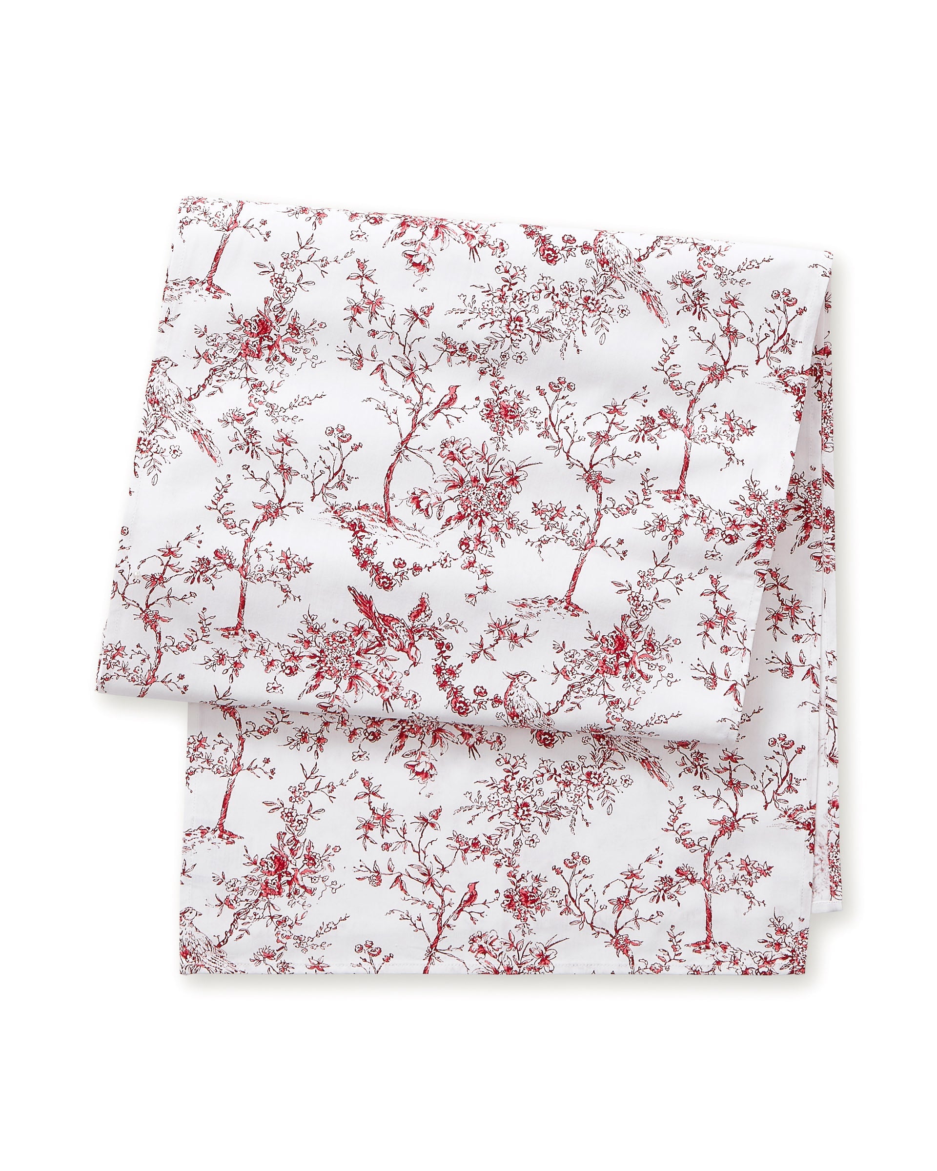 Signature Twill Table Runner in Red Timeless Toile