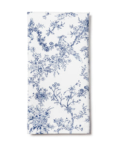 Signature Twill Napkins in Navy Gingham, Set of 4