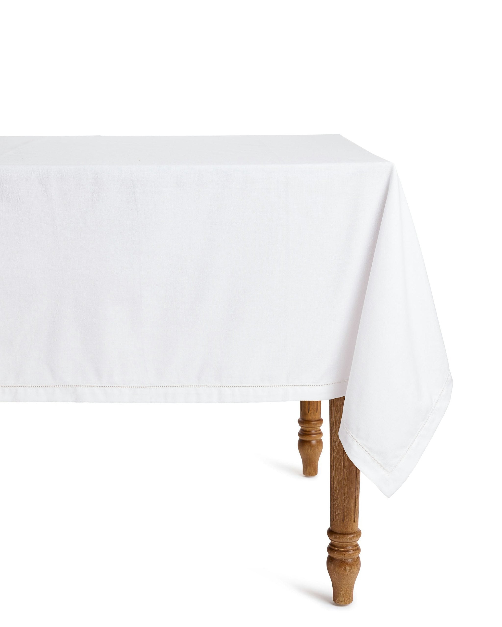 Signature Twill Tablecloth in Navy French Ticking