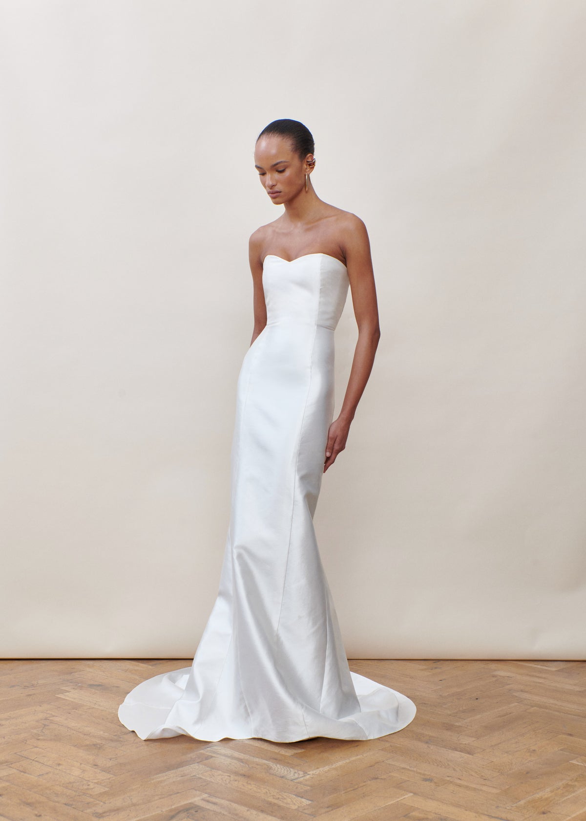 Strapless Silk Mikado Dress | STYLE 109