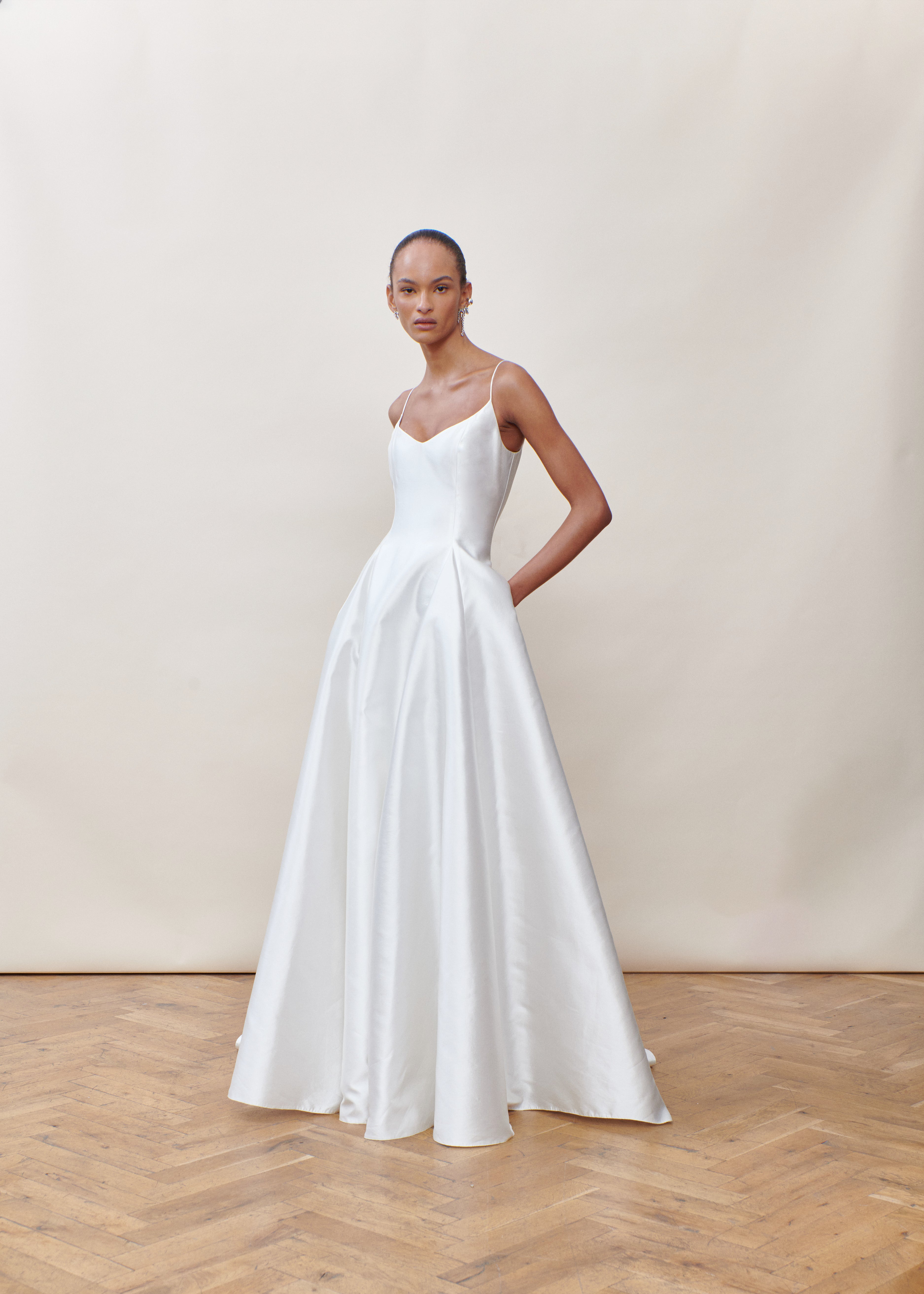Silk Mikado Gown | Style 074