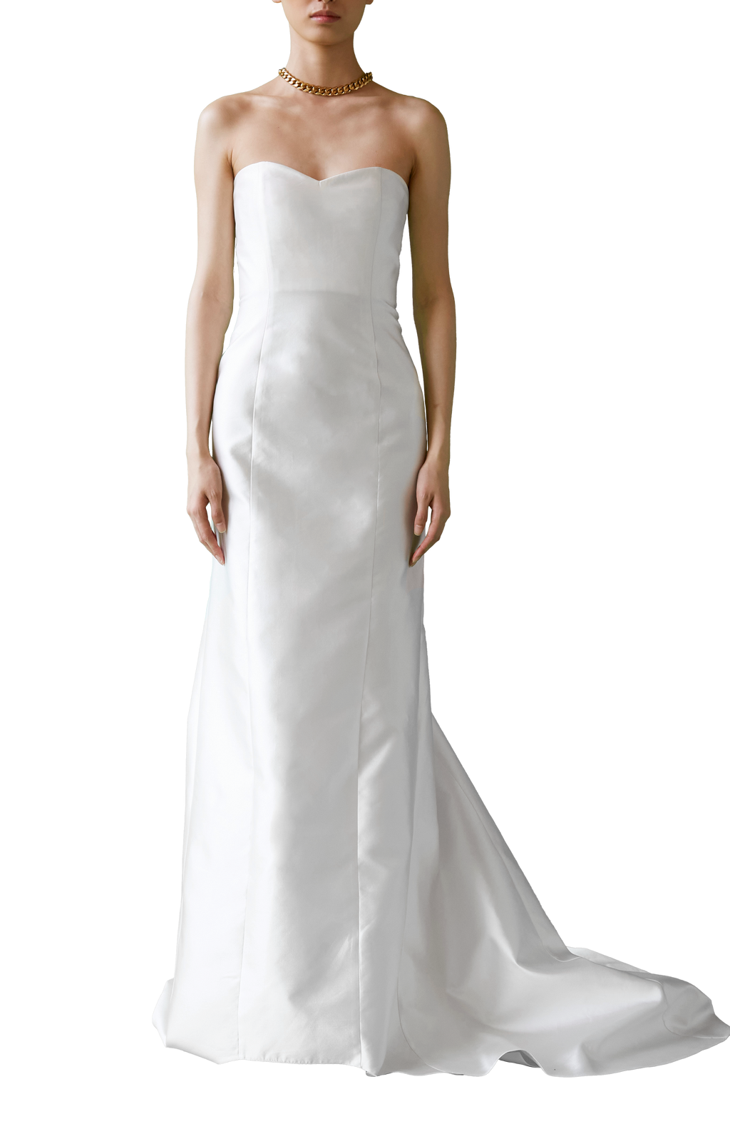 Strapless Silk Mikado Dress | STYLE 109