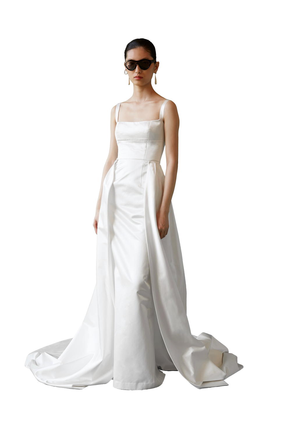 Duchesse Satin Detachable Train | STYLE 131