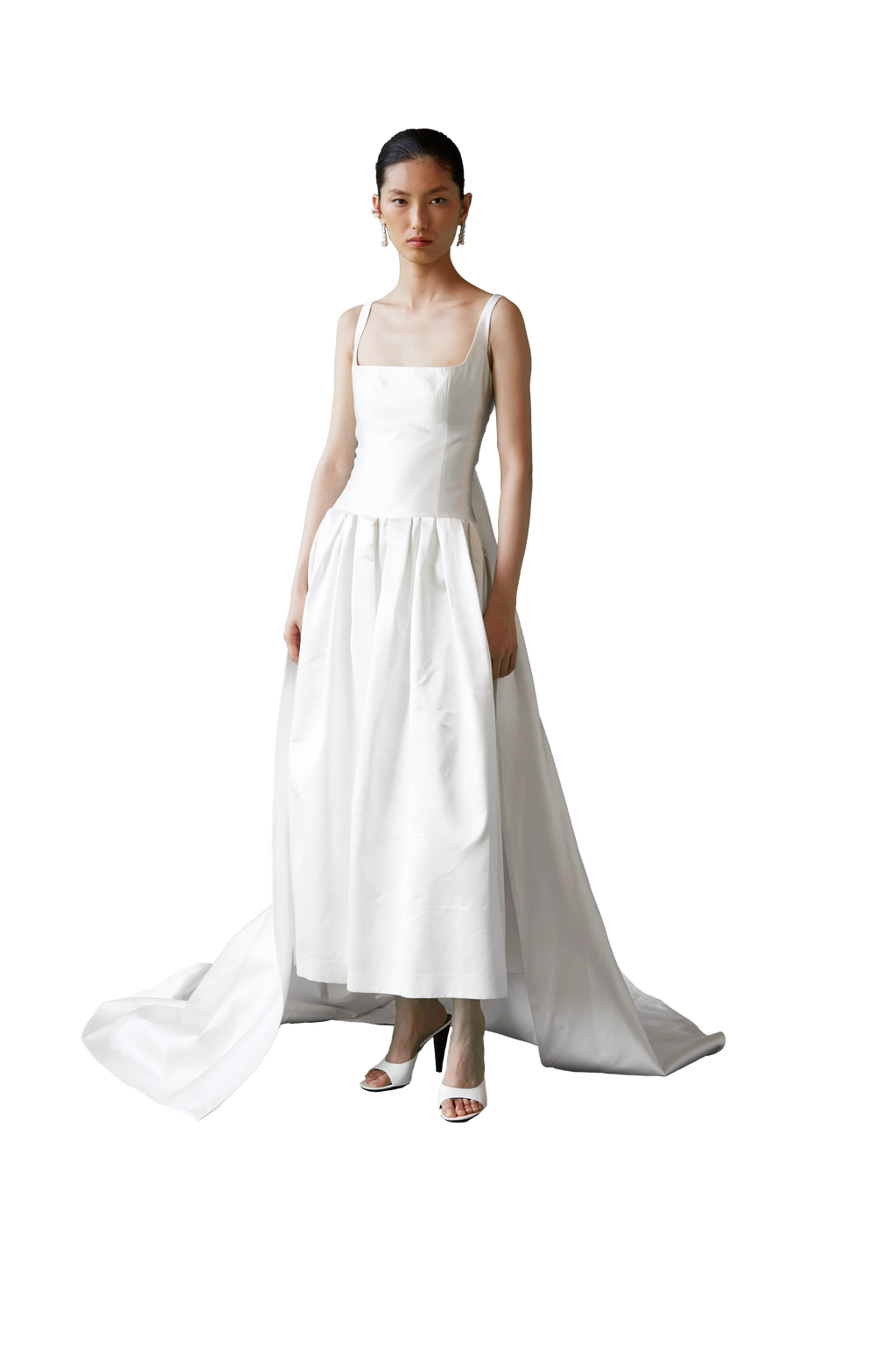 Ankle Length Drop Waist Gown | STYLE 108