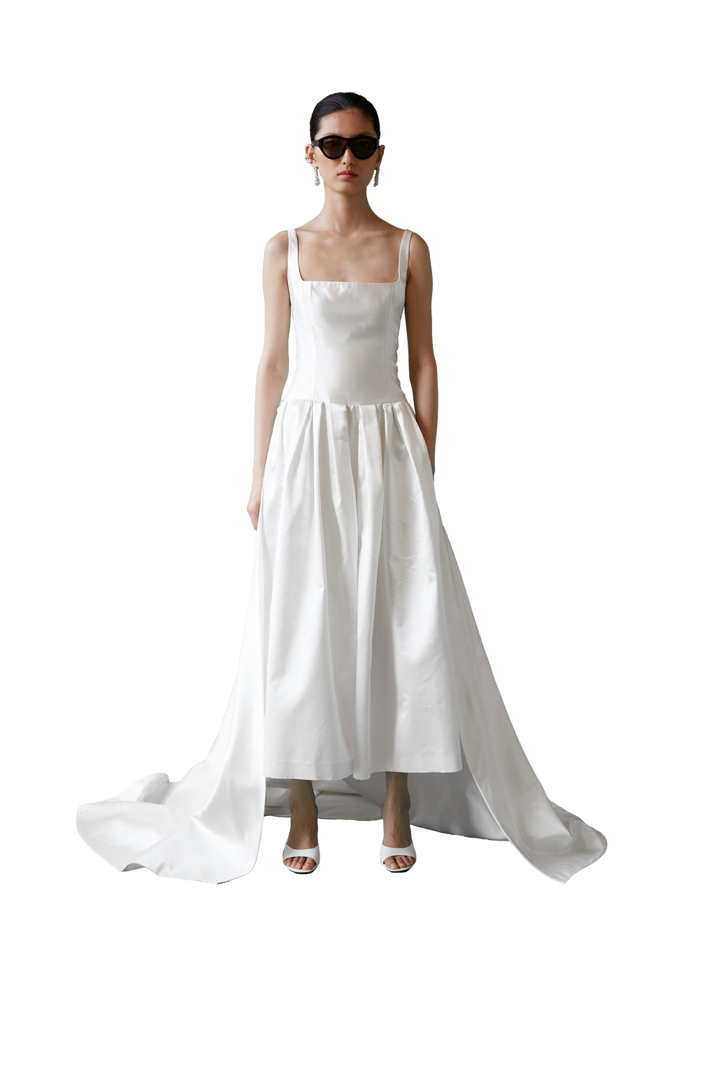 Ankle Length Drop Waist Gown | STYLE 108