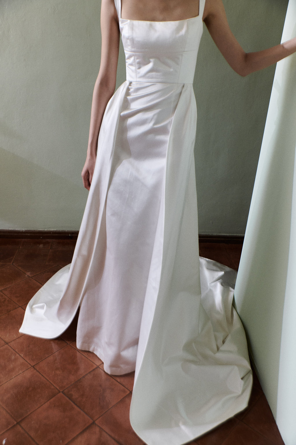 Duchesse Satin Detachable Train | STYLE 131