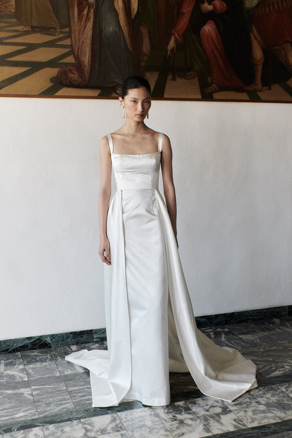 Duchesse Satin Detachable Train | STYLE 131
