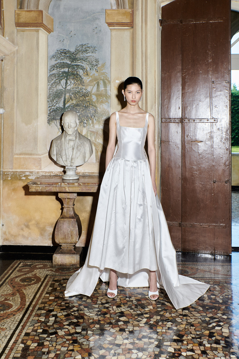 Ankle Length Drop Waist Gown | STYLE 108