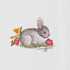 Bunny Gray Hand Towel