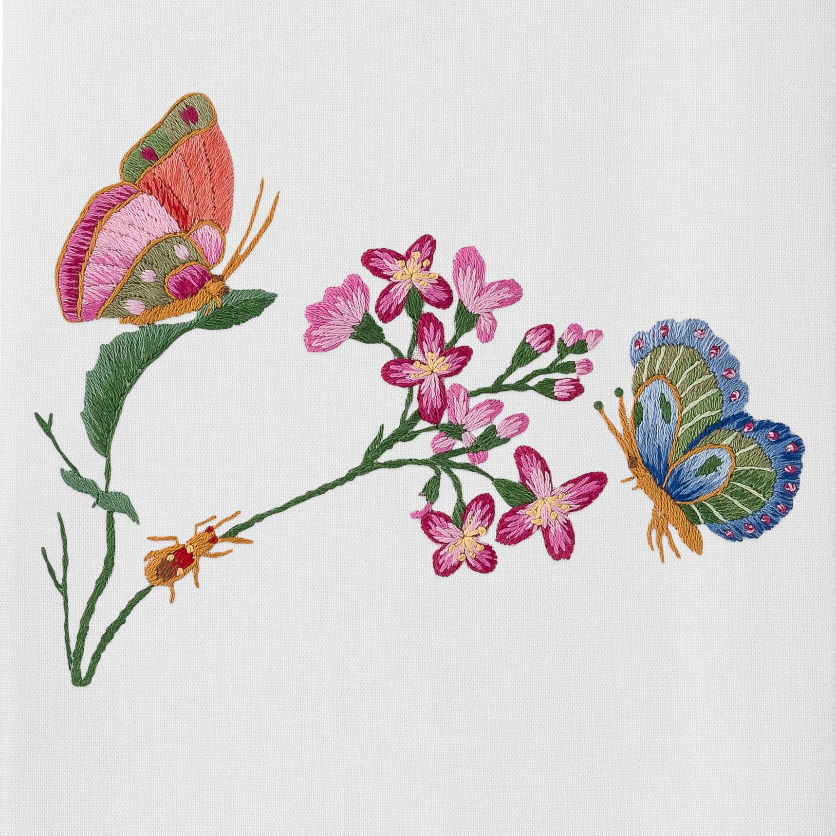 Butterflies & Flowers Towel - Thumbnail 5