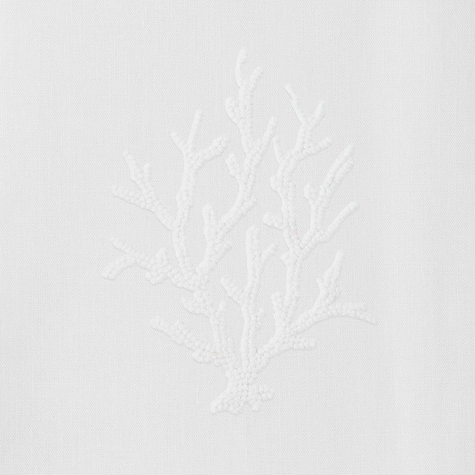 Coral Knot White Napkin