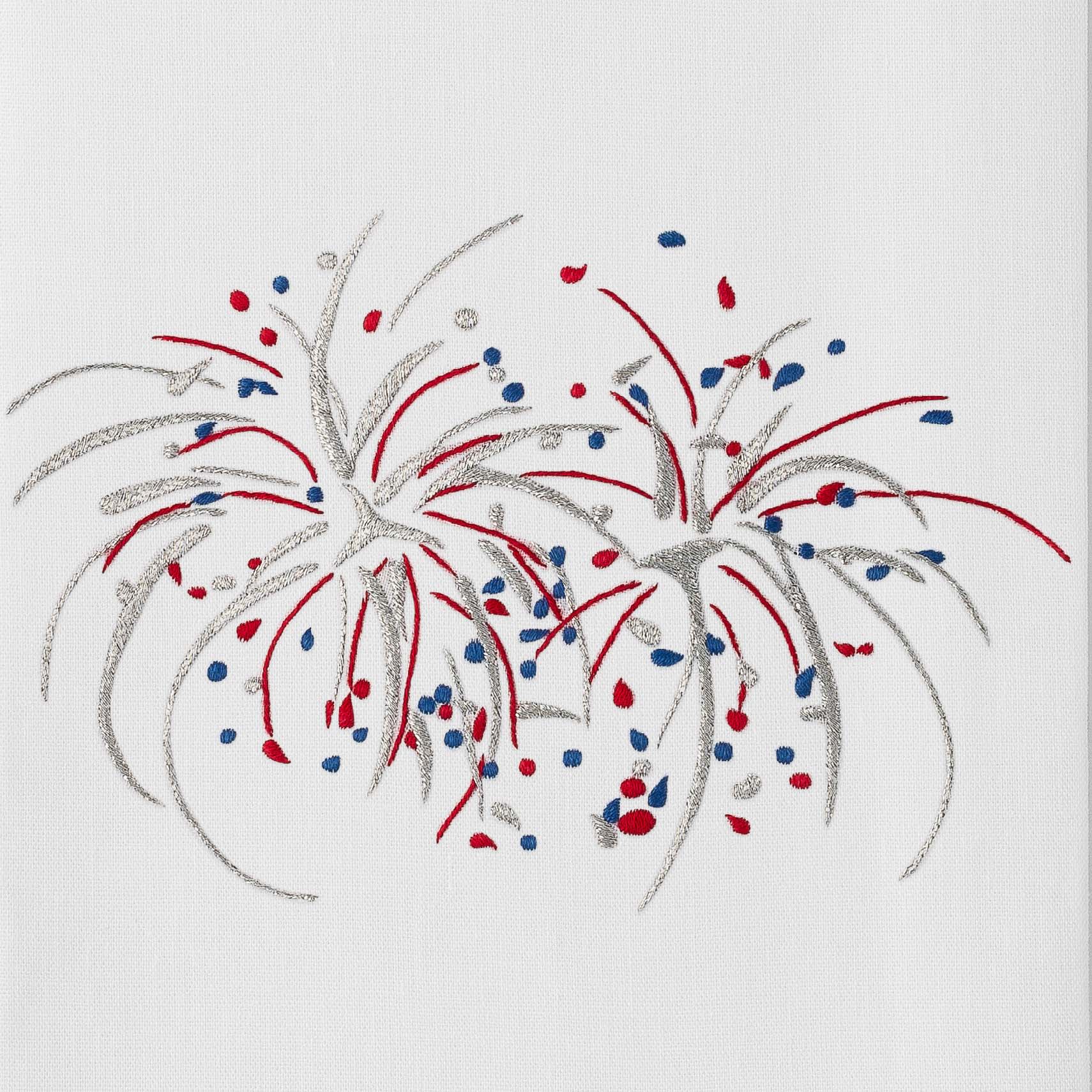 Happy 4th Fireworks Hand Towel