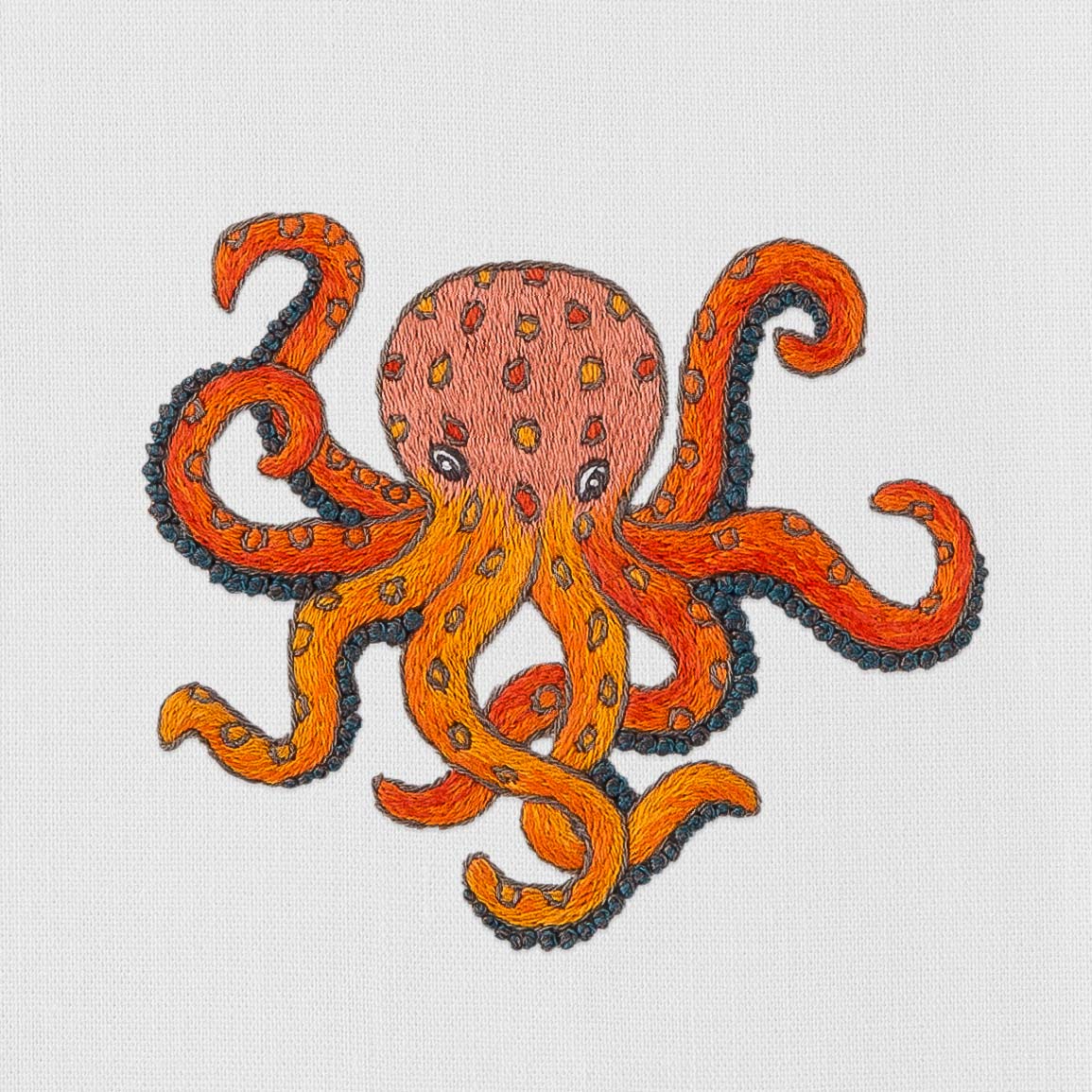 Henry Handwork Octopus Hand Towel - Thumbnail 2