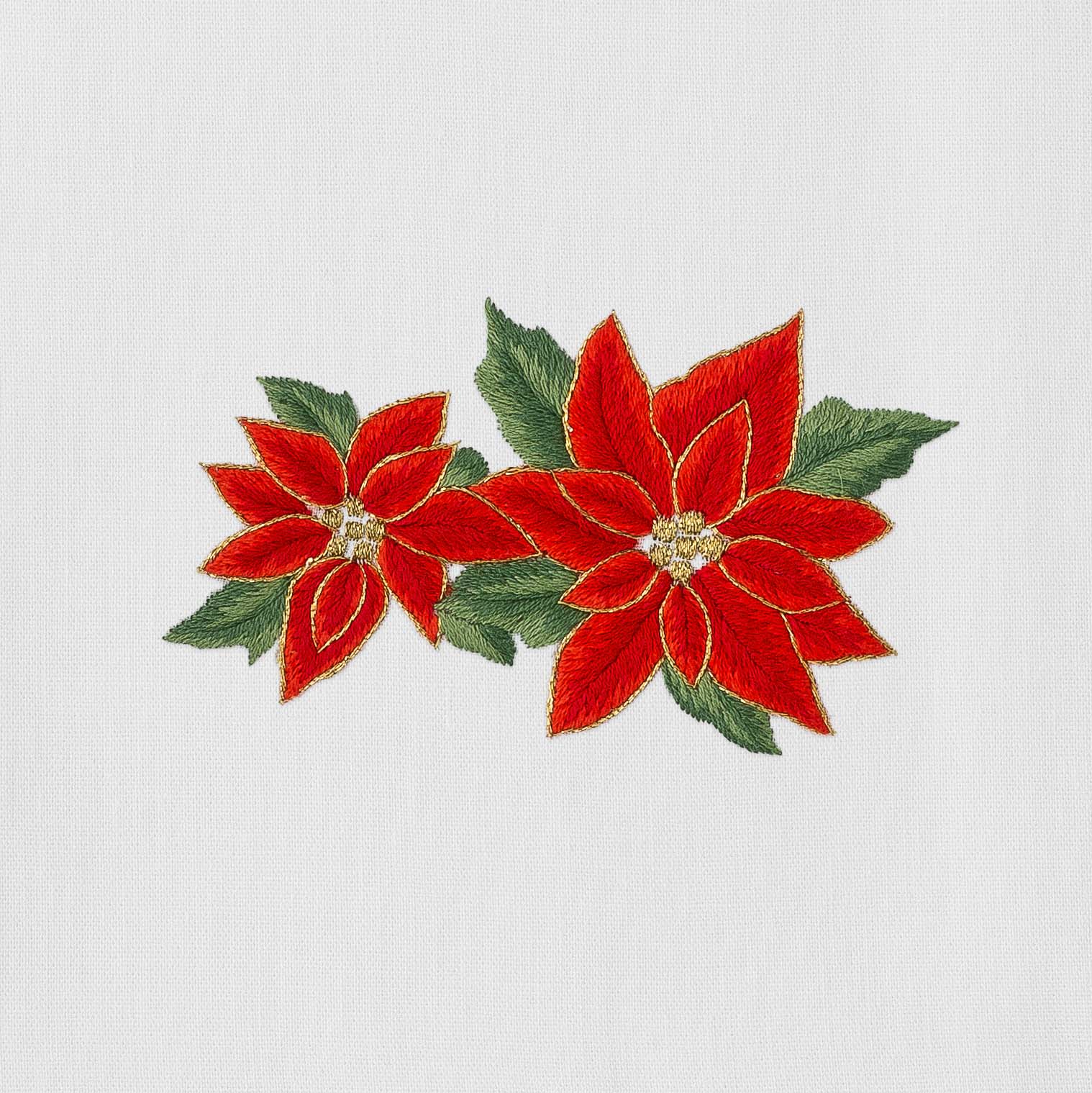 Poinsettias Hand Towel