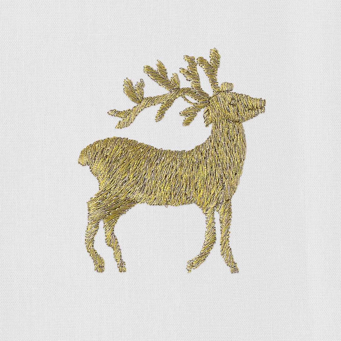 Reindeer Gold Towel - Thumbnail 3