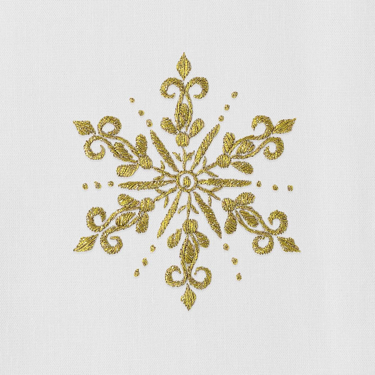 Snowflake Gold Hand Towel