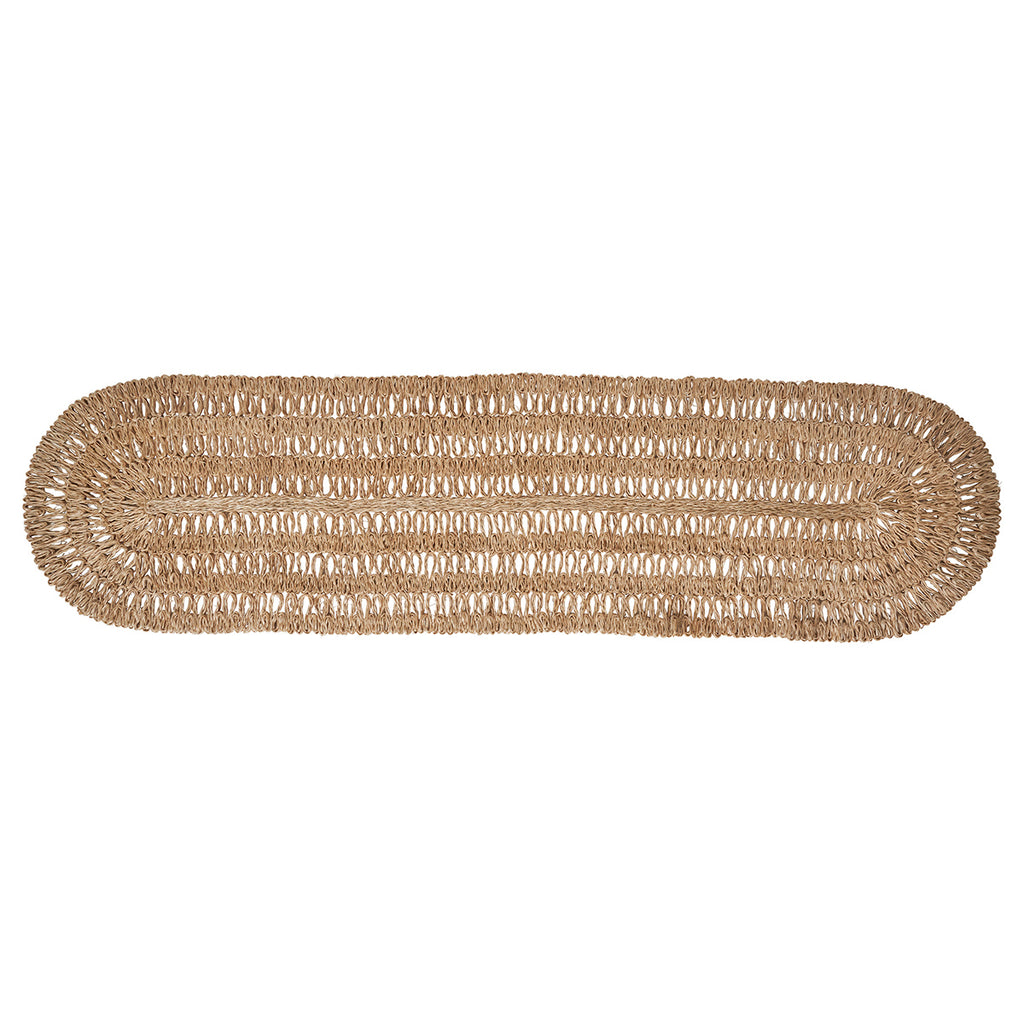 Straw Loop 16" x 60" Table Runner in Natural