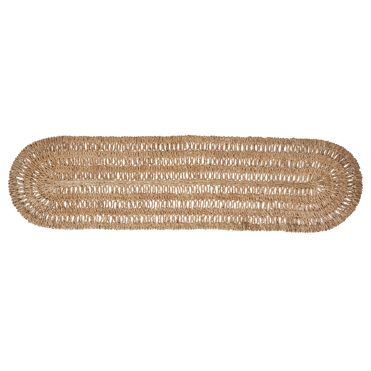 Straw Loop 16" x 60" Table Runner in Natural