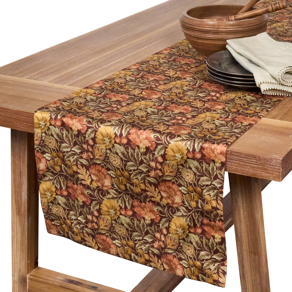 Willa 18" x 90" Table Runner in Amber