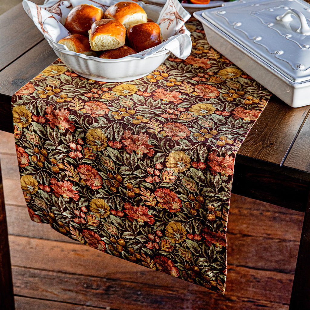 Willa 18" x 90" Table Runner in Amber