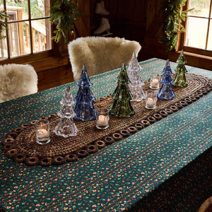 Rustic Ring 16" x 60" Table Runner in Natural