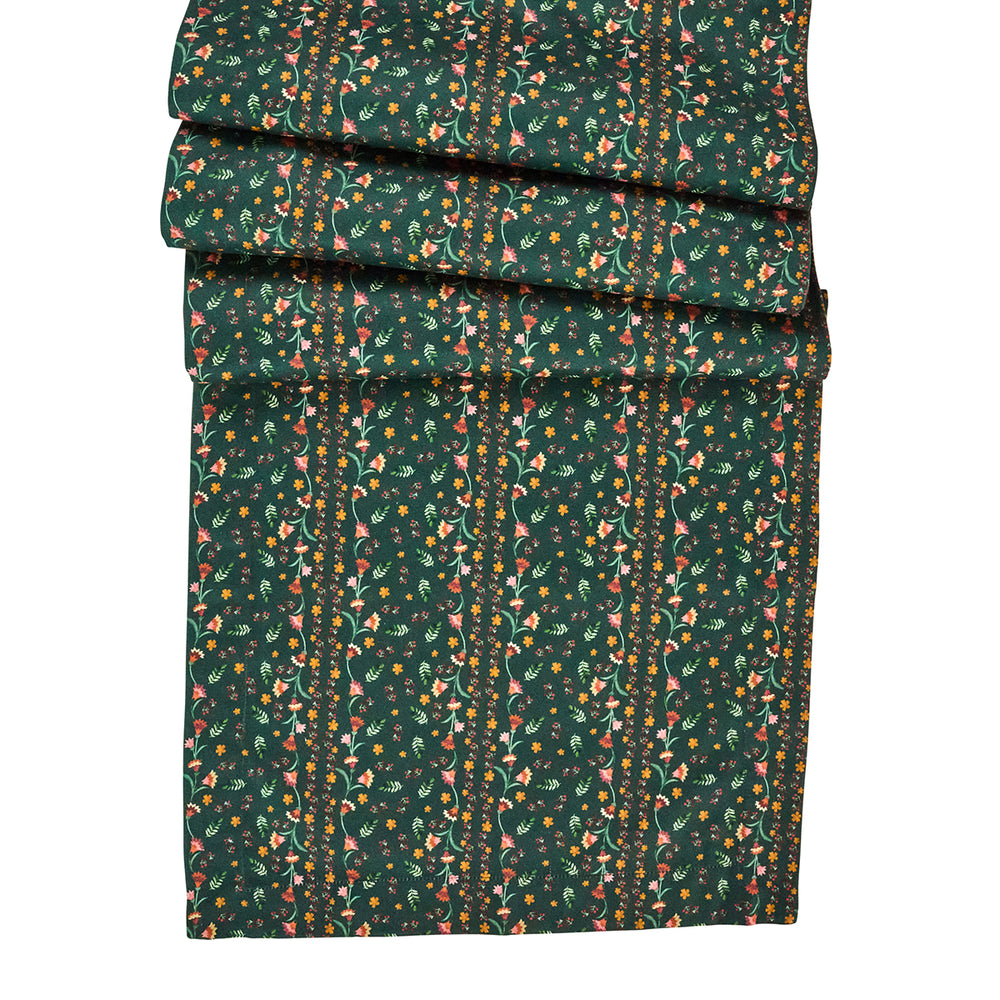 Klara 18" x 90" Table Runner in Evergreen
