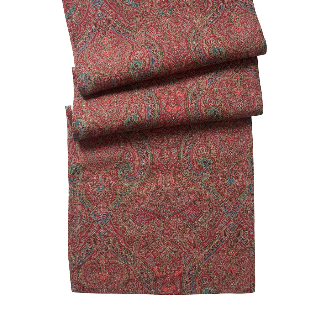 Paisley 18" x 90" Table Runner in Red