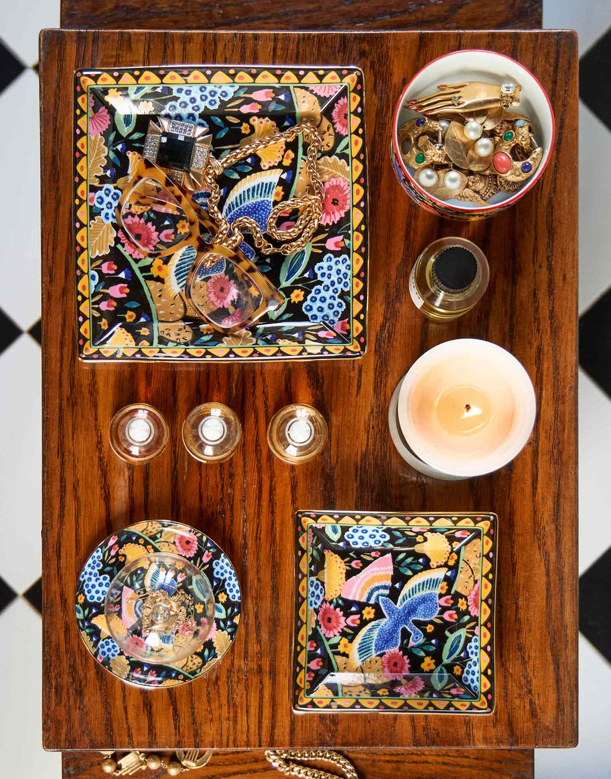 Trinket Tray in Colombo Black