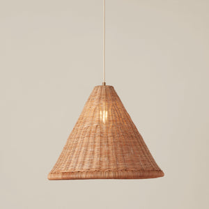 Kasbah rattan tall pendant