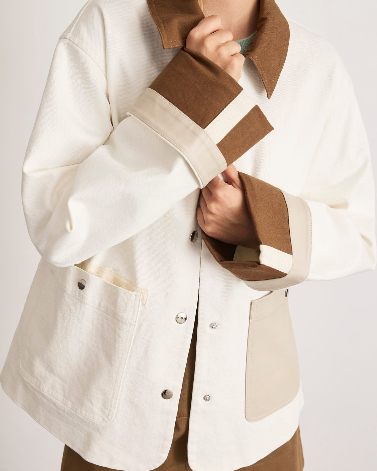 Troy Jacket in Chalk