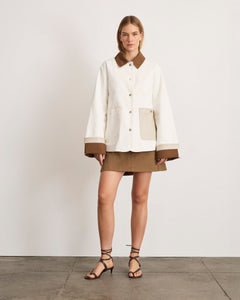 Troy Jacket in Chalk