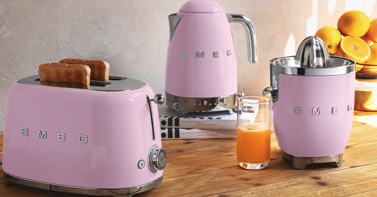 2-Slice Toaster TSF01 in Pink